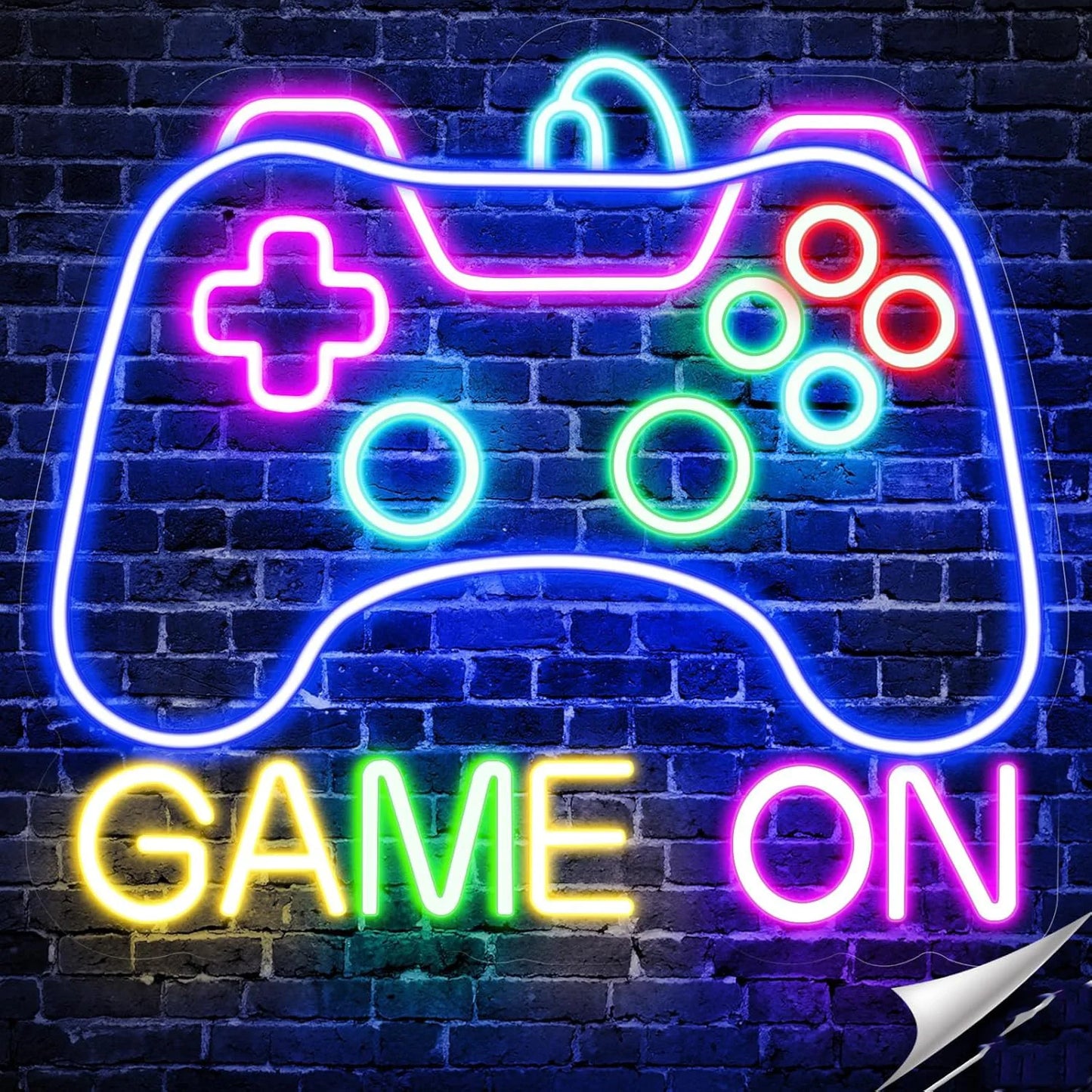 Gamer Neon Sign Game Controller LED Neon Light Sign for Party Man Cave Room Decor Best Gamer Gifts for Boys Kids Night Light