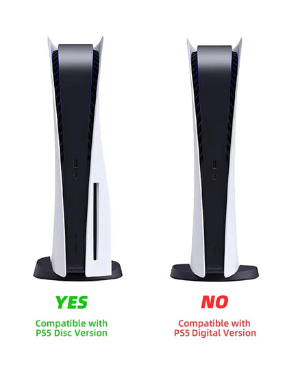 DATA FROG Replacement Plate Compatible with PS5 Disc Version Protective Hard Case Faceplate Shell For PS5