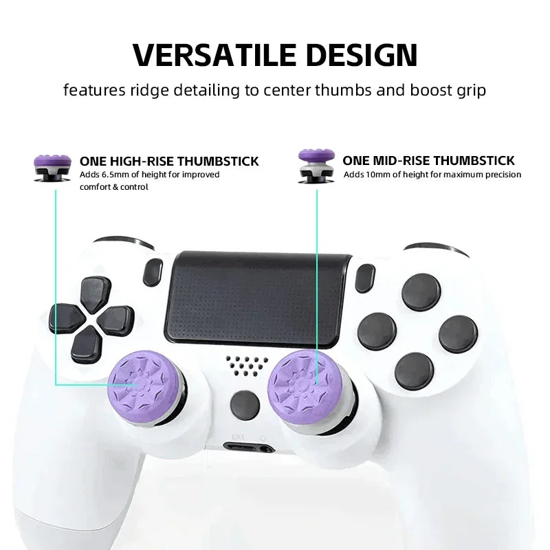 DATA FROG High-Rise Performance Freeks for PS4 PS5 Galaxy Joystick Compatible with 8BitDo Ultimate Controller Stick