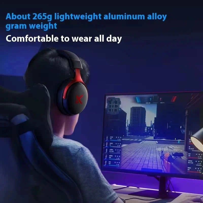 Original MCHOSE V9 PRO Music Esports Gaming Headphones 3-mode Wireless Noise Reduction Mic Customized Head-mounted